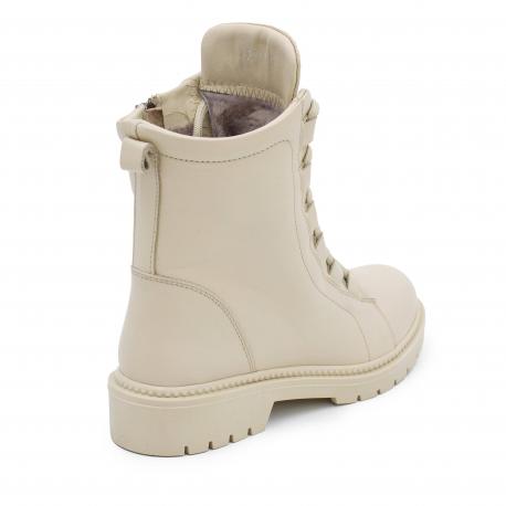 Женские высокие ботинки , бежевые Clarks