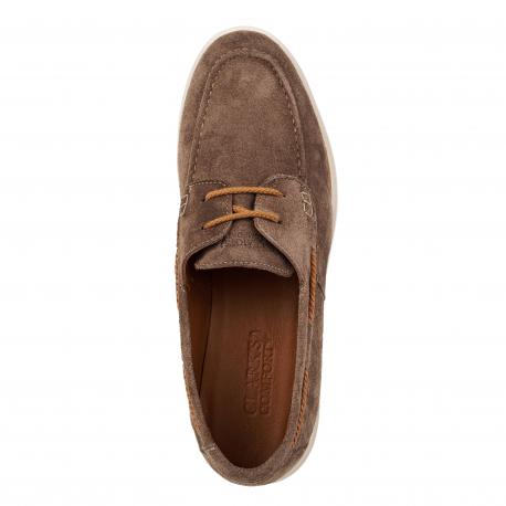 Мужские мокасины , коричневые Clarks