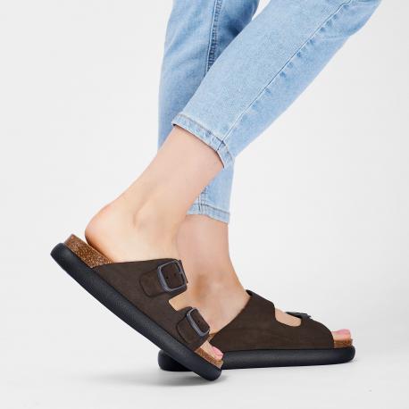 Женские пантолеты , серые Scholl