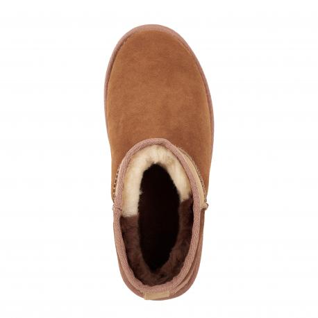 Женские полусапоги из овчины (угги) , коричневые EMU Australia