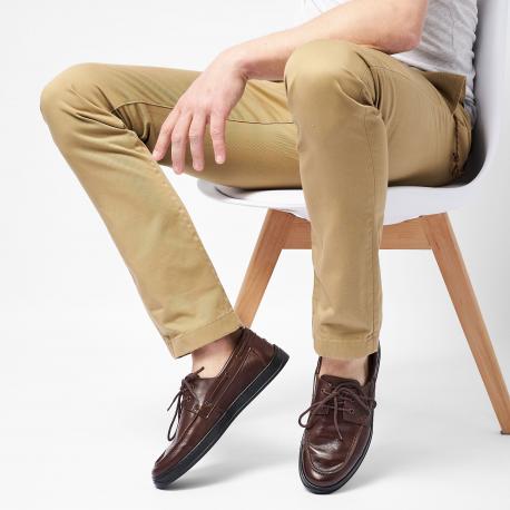 Мужские мокасины , коричневые Clarks
