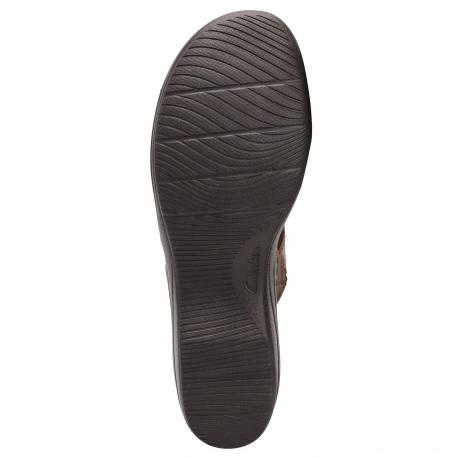 Женские сланцы  (Merliah Coral 26164962), коричневые Clarks