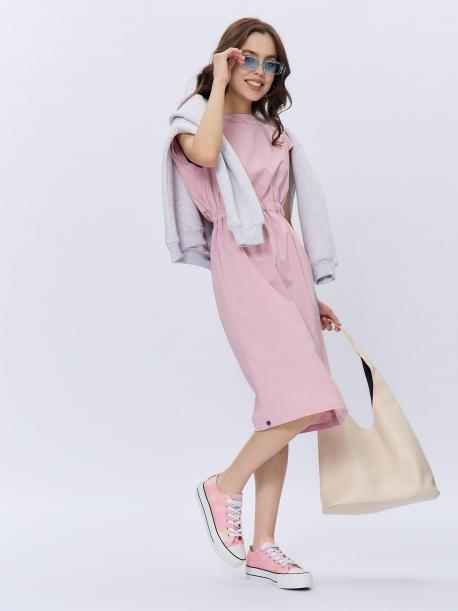 Женские кеды , розовые British Knights