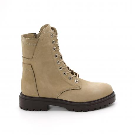 Женские высокие ботинки , бежевые Clarks