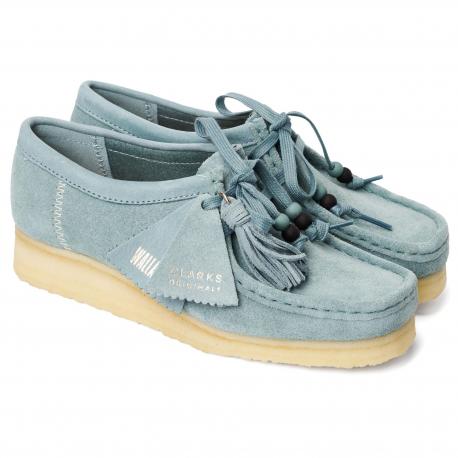 Женские полуботинки  (Wallabee. 26163266), синие Clarks