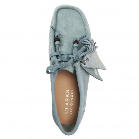 Женские полуботинки  (Wallabee. 26163266), синие Clarks