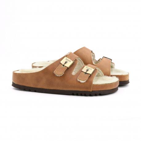 Женские сланцы , коньячные Scholl