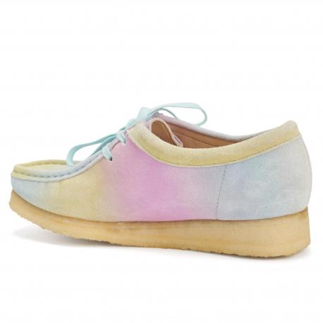 Женские полуботинки  (Wallabee. 26165563), белые Clarks