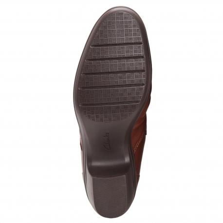 Женские полусапоги , коричневые Clarks