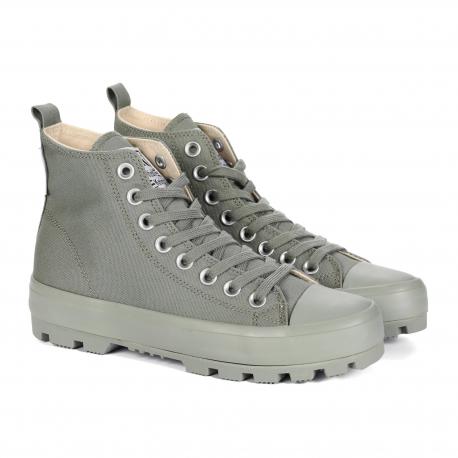 Женские высокие кеды , хаки British Knights