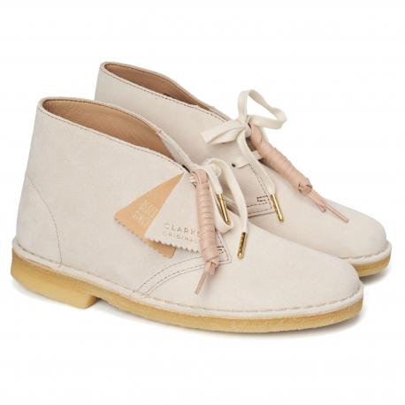 Женские дезерты , белые Clarks