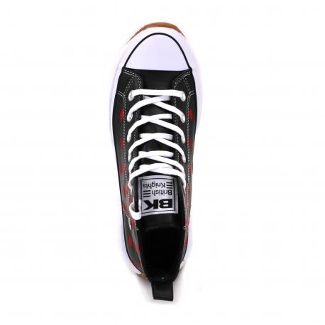 Женские высокие кеды , черные British Knights