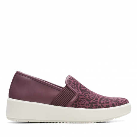 Женские слипоны , розовые Clarks