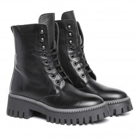 Женские высокие ботинки , черные Bugatti