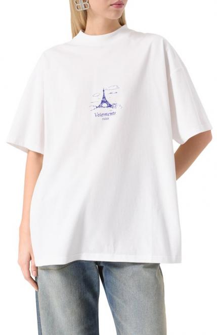 Хлопковая футболка Vetements