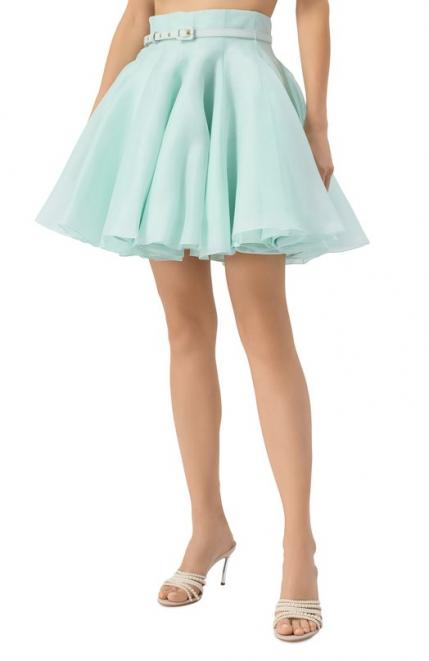 Юбка изо льна и шелка YVON