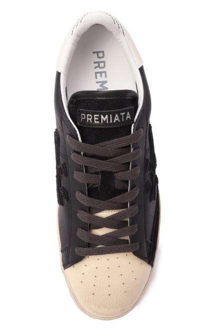 Кожаные кеды Steven-D Premiata