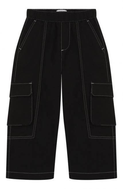 Хлопковые брюки-карго Moschino