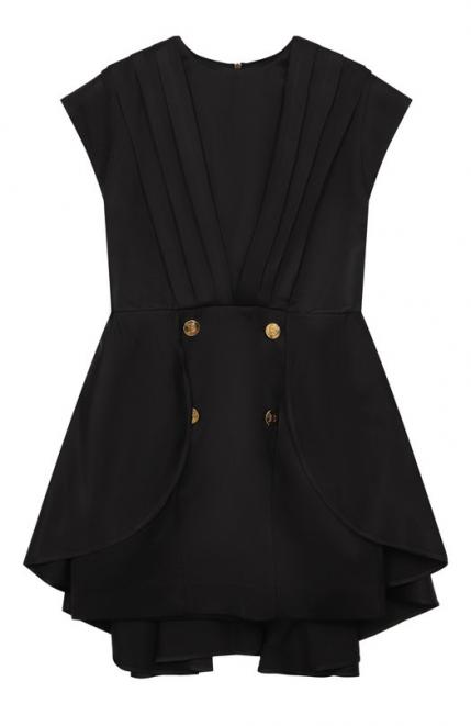 Платье из вискозы Balmain