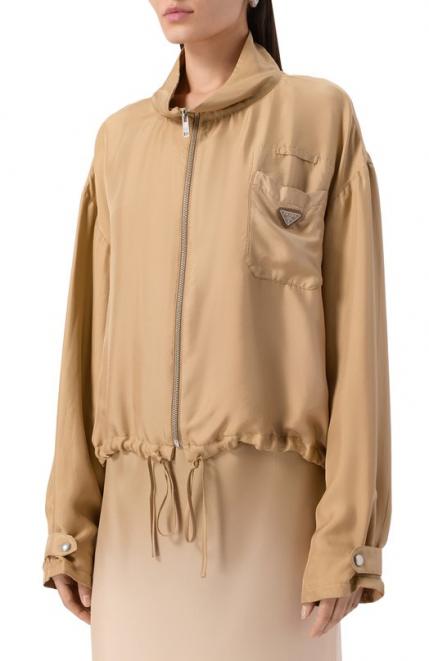 Шелковая куртка Prada