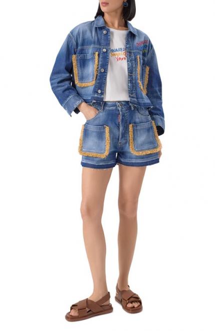 Джинсовые шорты DSquared2