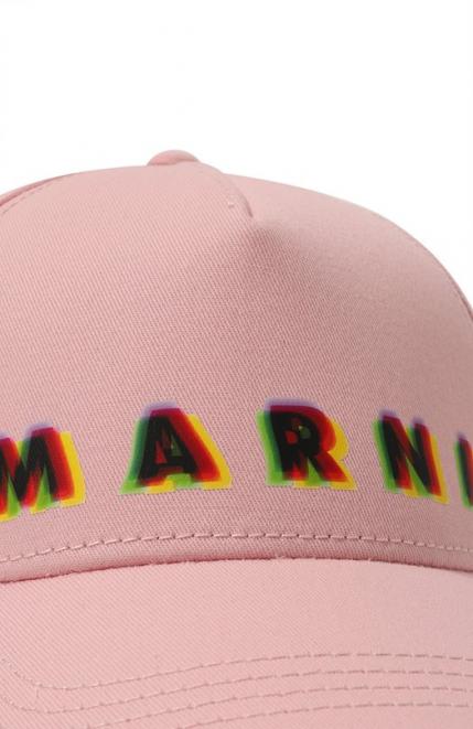Хлопковая бейсболка Marni