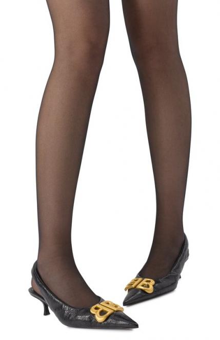 Кожаные туфли Monaco 50 Balenciaga