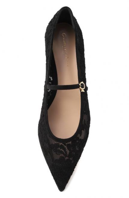 Текстильные балетки Claudia Gianvito Rossi