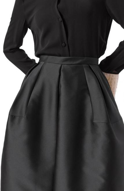 Атласная юбка Dice Kayek