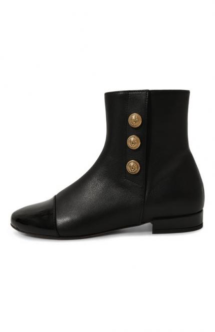 Кожаные полусапоги Balmain