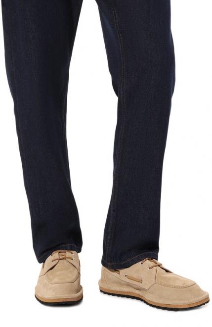 Замшевые топсайдеры Dries Van Noten