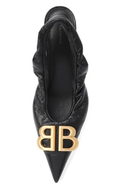 Кожаные туфли Monaco 50 Balenciaga