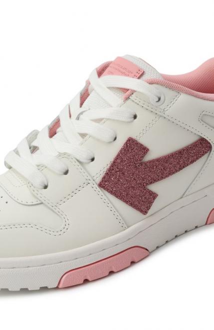 Кожаные кеды Out of Office Off-white