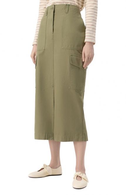 Хлопковая юбка Weekend Max Mara