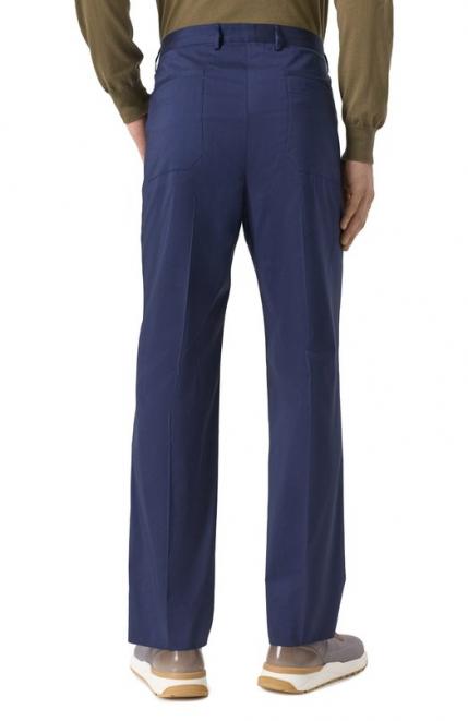 Брюки из хлопка и шелка Corneliani