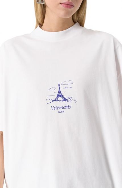 Хлопковая футболка Vetements