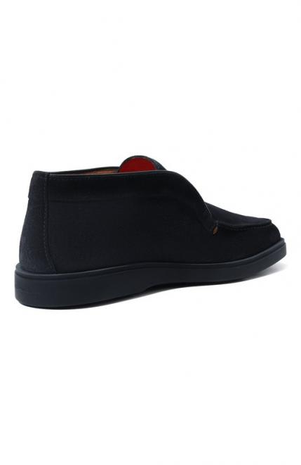 Замшевые ботинки Detroit Santoni
