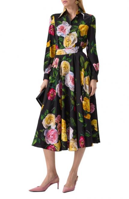 Шелковая юбка Dolce&Gabbana