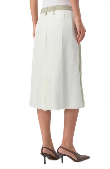 Юбка из шерсти и вискозы Jil Sander