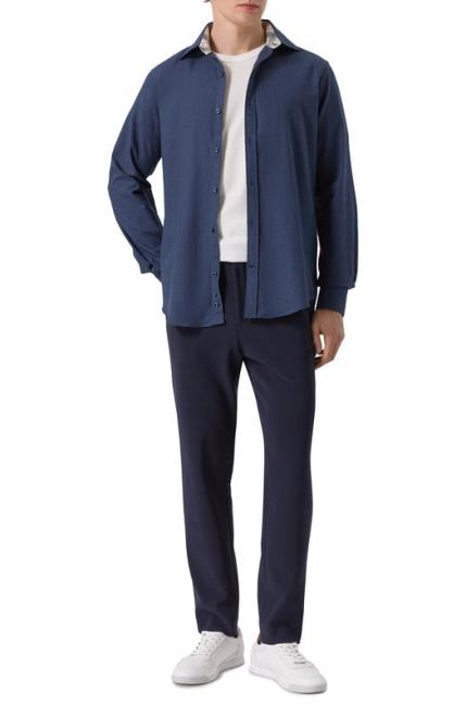 Хлопковые брюки BOSS