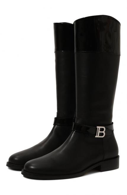 Кожаные сапоги Balmain