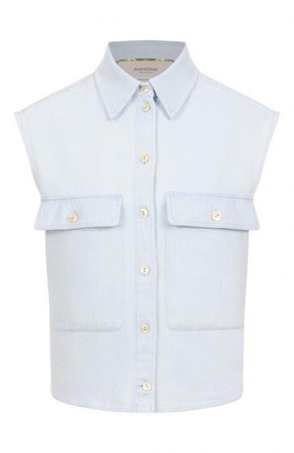 Джинсовый жилет Agnona
