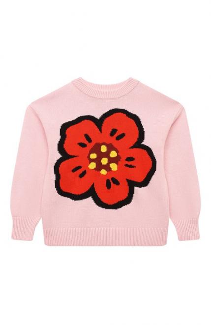 Хлопковый пуловер Kenzo