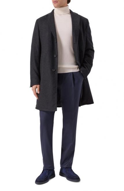 Замшевые ботинки Detroit Santoni