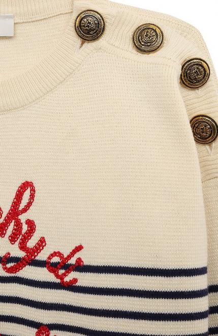 Хлопковый пуловер Philosophy Di Lorenzo Serafini Kids