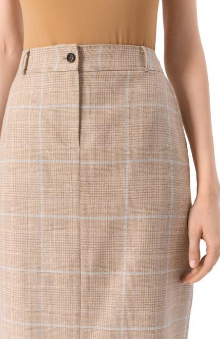 Юбка из кашемира и шерсти KITON