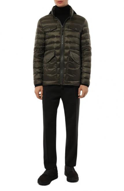 Замшевые кроссовки Earthly Corneliani