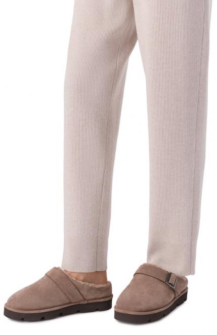 Замшевые сабо Brunello Cucinelli