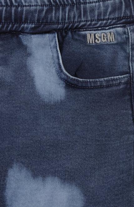 Джинсовые шорты MSGM Kids