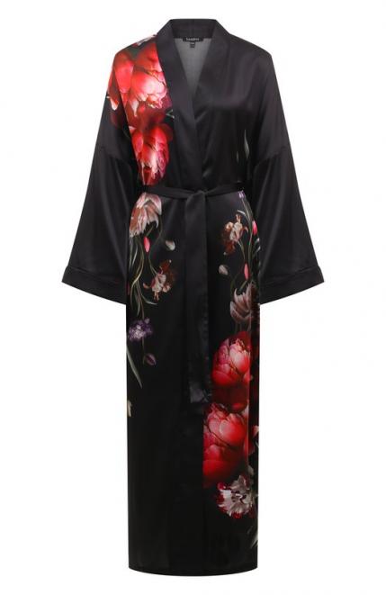 Шелковый халат YANINA